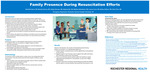 Family Presence During Resuscitation Efforts